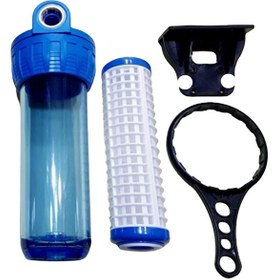 Resim Sulook Daire Bina Şebeke Girişi Yıkanabilir Filtreli Su Arıtma Kabı 