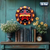 Resim 2D Düz, Galatasaray Futbol Kulübü Metal Duvar Saati - 20.32cm Yuvarlak Akrilik Kuvars Sessiz Duvar Saati Kırmızı ve Beyaz Tasarım, Pile Çalışır (AA Dahil Değil) - Ev, Ofis, Kahve Dükkanı Dekorasyonu ve Hediyeleri, Futbol Odası Dekorasyonu, Spor Hayranı Hediyesi, Modern Dekor Parçası, Dayanıklı Dekor Eşyası, Modern Minimalist Dijital Duvar Saati, Büyük Dijital Duvar Saati, Duvar Saati Modeli, Dijital Duvar Saati, Büyük Floresan Duvar Saati, Saray, Oturma Odası İçin Duvar Saati 