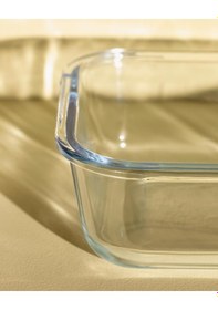 Resim Madame Coco Modena Dikdörtgen Kapaklı Borosilikat Cam Saklama Kabı - Ekru - 1500 Ml 8684427217054 Ekru 