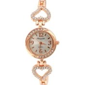 Resim Hanyang Altın Altın Moda Kadın Bilezik Izle Kadın Bayanlar Bilek Saatler Bling Kristal Analog Saat Kadın Elbise Kuvars Izle Montre Femme O140 (Yurt Dışından) 