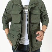 Resim Erkekler için Detachable Fermuarlı Cep Detaylı Hızlı Kuruyan Rahat Fitli, Hafta Sonu Rahat Giyim İçin, Düz Renk, Bahar/Sonbahar Sezonu, Parkour Giyim|Hooded Jacket|Zipper Kapanış, Erkekler İçin Ceket 