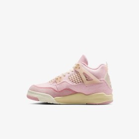 Resim Air Jordan 4 Retro Pearl Pink and Iced Carmine' (PS) 