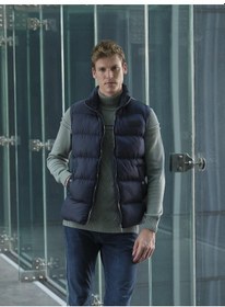 Resim Erkek Lacivert Termo Dolumlu Two Tone Rüzgar Ve Su Itici Slim Fit Mont Ncs Jeans 4990-Lacivert 