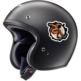 Resim MegaSticker Kaykaylı Astronot Araba, Motorsiklet, Kask, Laptop, Cam Sticker 14x14 Cm 