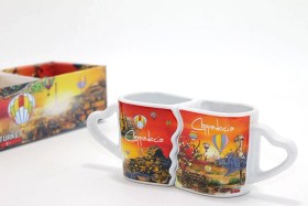 Resim River World Seri B Kupa Bardak Yöresel 2'li Çok Renkli 