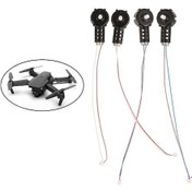 Resim Yaozixa Suntek E88 Pro İha Motor Tamiri Parçaları - 2 Saat Yönü + 2 Saat Tersi Motor Ve 4 Montaj Tabanı 