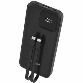 Resim Linkage LKP-34 10000 Mah 1x USB Pd 22.5W LCD Ekran Dahili Type-C Lightning Powerbank 