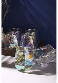 Resim Perotti Harris Luster 320 Ml 6'lı Cam Bardak 16676 Karışık Renkli 