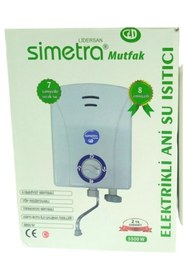 Resim Simetra Mutfak Tipi Şofben 5 mt Kablolu Orjınal Tam Takım Set Montaj Hariç 