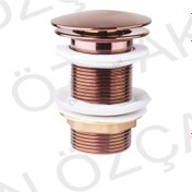 Resim özçakır Bronz Pop Up Metal Lavabo Süzgeci 
