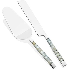 Resim The Mia Pearl Pasta Servis Takımı White 2 Parça 