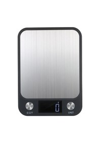 Resim Jeehugo Alüminyum Mutfak Dijital Terazi 10kg/1g, Su Geçirmez Ekran, Arka Işık, Otomatik Kapatma, 7 Ölçü Birimi, Siyah Pil Dahil Değil 