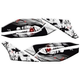 Resim Honda Pcx 2021 - 2024 Uyumlu Yan Ayak Pad 014 Siyah 