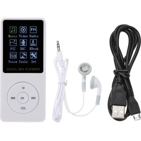 Resim Taşınabilir Renkli Tft Ekran Hifi Müzik Çalar Mp4 Spor Mp4 Müzik Çalar Usb2.0 Beyaz (Yurt Dışından) 