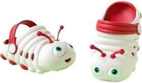 Resim Sevimli Hayvan Dayanıklı Yürümeye Başlayan Sevimli Slayt Terlik Bağcıklar Bahçe Yürümeye Başlayan Su Yürümeye Başlayan Su Kaydırağı Hayvan Şekli Çocuklar, Kırmızı, 17cm 