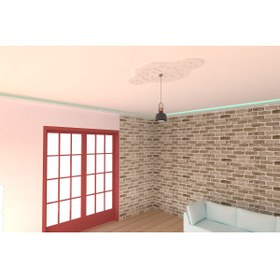 Resim MOTİFPİYER Motifpiyer Lamba Tavan Göbeği-54-55x95cm-sekizgen-2adet 