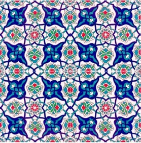 Resim Kütahya Hedef Çini 20*20 Ac 28 Çini Karo 1 M2 