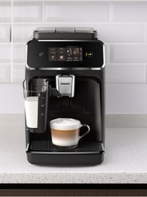 Resim Philips LatteGo Espresso Makinesi, Şimdiye Kadarki En Hızlı Temizlenen Süt Sistemi, 4 İçecek 