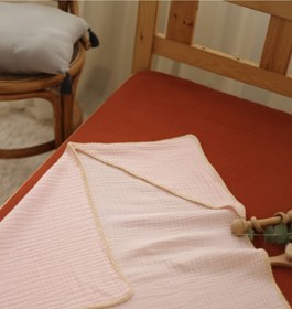 Resim Mujo Baby&Kids 4 Katlı Müslin Kundak % 100 Pamuk Şeker Pembesi 