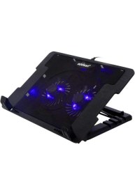 Resim Hype Store Addison ANC-606 2*fan Ledli 2* USB Port Notebook Soğutucu Stand 