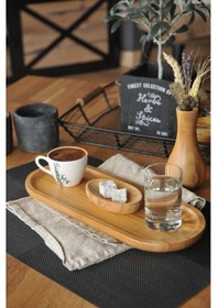 Resim Bambum Latte - Küçük Dikdörtgen Tepsi 