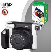 Resim Instax Wide 300 Siyah Şipşak Fotoğraf Makinesi Ve 20'li Film Fujifilm