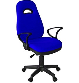 Resim Türksit Lider Müdür Koltuğu Plastik Ayak P.Mavi 