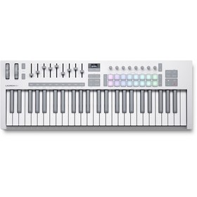 Resim Novation Launchkey 49 MK4 Midi Klavye (Beyaz) 