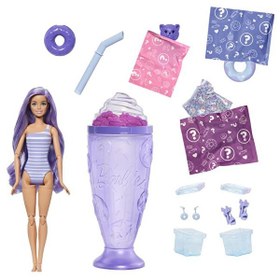 Resim Barbie Pop Reveal Atıştırmalık Serisi - Mor Bebek JFY60 