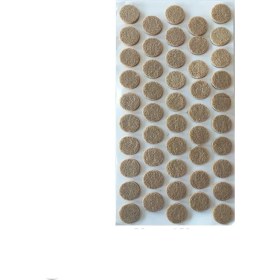 Resim Yapışkanlı Masa Sandalye Keçe Yuvarlak 20 mm (48 Adet) 2 Paket 