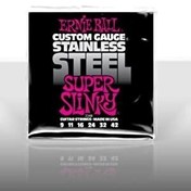 Resim Ernie Ball P02248 Stainless Steel Super Slinky 09-42 Elektro Gitar Teli 
