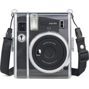 Resim Zshskj Fujifilm Instax Mini 40 Için Kayış ile Koruyucu Kristal Kılıf (Yurt Dışından) 