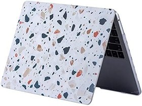 Resim McStorey MacBook Air 13 inç Kılıf M1 & Retina Uyumlu – Desenli Sert Plastik Hardcase Koruyucu Kapak A2337 A2179 A1932 Gri 