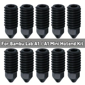 Resim Yeni Yükseltilmiş Bambu Lab A1/A1 için Hızlı Hızlı Sıcak Uç Kiti - Sertleştirilmiş Çelik Meme, 3D Yazıcı Parçası 