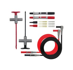 Resim P1200b 14 Parça Çok Işlevli Değiştirilebilir Multimetre Probu Test Ölçüm Kablo Kiti 