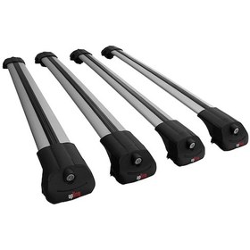 Resim Volkswagen Transporter T6 2015 Ve Sonrası İle Uyumlu Ace-1 Ara Atkı Tavan Barı Gri 4 Adet Bar 