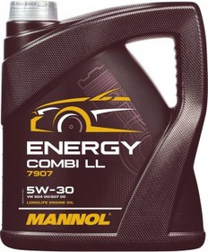 Resim Mannol Mn7907-4 Energy Combı Ll Sae 5W-30 Apı Sn/Cf Motor Yağı 4 L 