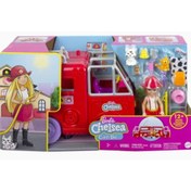 Resim Barbie Chelsea Itfaiye Aracı Yeni Model Chelsea Bebek Ve Köpeği Dönüşen Kamyon Hck73 