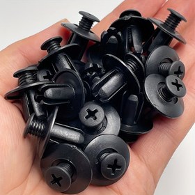 Resim 50 Adet Araç Bağlantı Elemanları - İç ve Bagaj İçin Dayanıklı Plastik Klipsler, Kolay Kurulum 