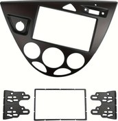 Resim Xuweiwei Black 7 Inch Double Din Ford Focus Fiesta Sol İçin Oto Stereo Panel Montaj Kit 