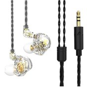 Resim Yunboo Qkz Ak6 Max Dinamik Kulaklık - 3.5mm Jaklı, 106db Hassasiyet, 20-20khz Frekans Aralığı, Şeffaf Beyaz Model: Qkz Ak6 Max 