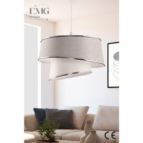 Resim Manolya Modern Kumaş Başlıklı 2 Katlı Yatak Odası Çocuk Odası Salon Mutfak Hol Avize 