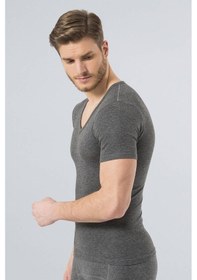 Resim Türen Termal V Yaka Kısa Kol Unisex 001 