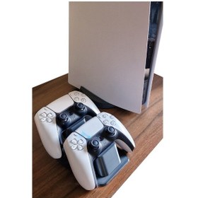 Resim Ps5 Dualsense Çiftli Kol Standı Playstation 5 Controller Organizer & Stand 