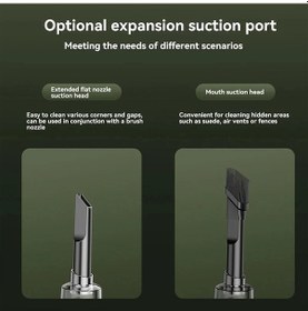 Resim Jokmae Küçük Ev & Araç Usb Şarjlı Güçlü Temizleme Aparatı Siyah 