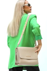 Resim Çift Cep Kapak Detaylı Regular Kesimli Benetton Yeşili Kadın Blazer Ceket L5608 