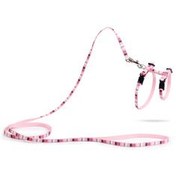 Resim Beeztees Yavru Kedi Göğüs Tasması ve Gezdirme Kayışı, 120cm, Pembe, 15-33cm 