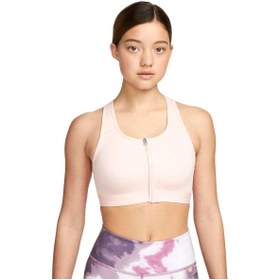 Resim Nike W Nk Df Swsh Zip Front Bra Kadın Antrenman Sporcu Sütyeni Dd1205-611 