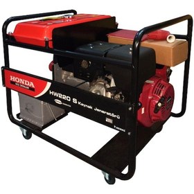 Resim Honda Hw 220-s Marşlı Trifaze 6.5 Kva Benzinli Kaynak Jeneratörü 