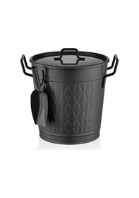 Resim The Mia Prizma Deterjan Saklama Kabı Siyah Siyah 